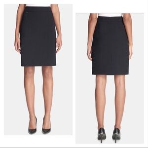 NWT Calvin Klein Navy Career Pencil Skirt